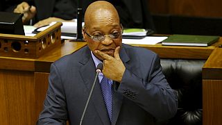 South Africa's Zuma denies receiving bribes from private companies