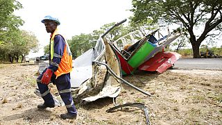 24 killed in bus-truck collision in Zimbabwe